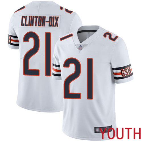 Chicago Bears Limited White Youth Ha Ha Clinton-Dix Road Jersey NFL Football 21 Vapor Untouchable